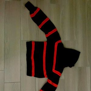 Target black, red, and brown cropped turtleneck